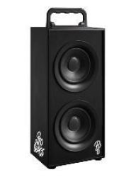 PR-3003-BK Boss Series 2.0 Double Tower Speaker With Fm Radio- Black