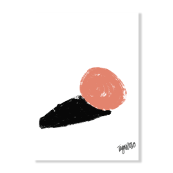 Peach Art Print - A0