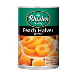 Rhodes Peach Halves In Syrup 410G