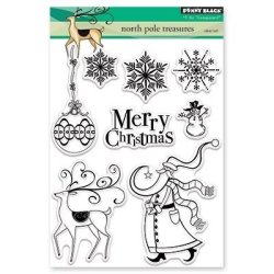 Penny Black Series Clear Stamp Set 30-437 North Pole Treasures