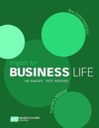 English For Business Life - Pre Inermediate - Trainers Manual Paperback