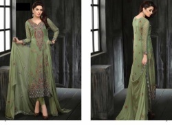 Indian Pakistani Fancy Dress Shaffon Barkha Superior Unstiched