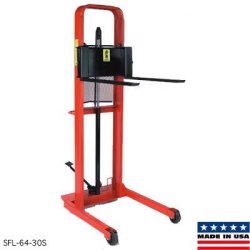 Wesco Straddle Fork Hydraulic Stacker - 32-1 2WX48D - 64