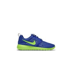 Nike Kid's Roshe One Flight Weight Gs Racer Blue electric Green Youth Size 7