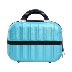 Portable Hard Shell 64 Holes Essential Oil Bottle Bag Carrying Case - Blue
