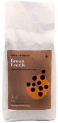 Faithful To Nature Brown Lentils 1KG