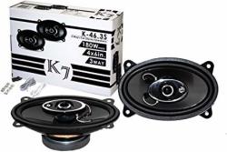 K7 Pair Of K-46.3S 4X6-INCHS 4"X6" 180W 3-WAY Car Stereo Professional High Performance Speaker System
