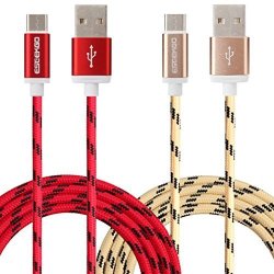 USB Type C Cable Eseekgo 2 Pack LG V20 Cable Charger Dirtproof Braided Charging Cable For Samsung S8 Plus Huawei P9 P10 LG G5 G6 Nintendo
