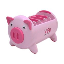 Creative Pigs Plastic Office Desktop Organizer