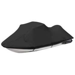 Jet Ski Protective Cover - Black Waterproof Fade Resistant Large