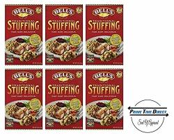 Bell's Traditional Ready Mixed Stuffing 6 Oz Pack Of 6 In A Prime Time Direct Bag