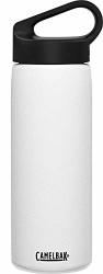Camelbak Carry Cap Water Bottle - Vacuum Insulated Stainless Steel - Easy Carry - White 20 Oz. 2367101060