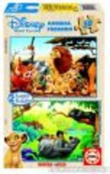 Educa - Disney Animal Friends Wooden Puzzles - 2x50 Piece