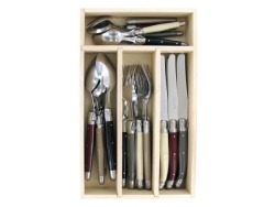 Laguiole By Andre Verdier Cutlery Set 24-PIECE Traditional Mix