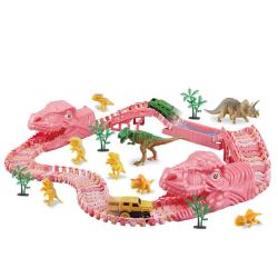 Mega Wheels Dinosaur Track Toy Set