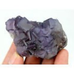 Beautiful Purple Fluorite Double Sided Mineral Specimen 109 Grams