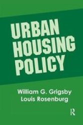 Urban Housing Policy Hardcover
