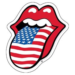 Pyramid Rolling Stones Us Tongue Official Sticker