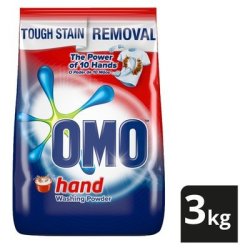 OMO Stain Removal Hand Washing Powder Detergent 3KG