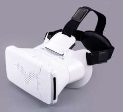 Tuff-Luv Universal 3D Virtual Reality Glasses for 4" to 6" iOS Android Devices in White