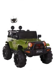 Kids Electric Ride On Car Jeep M - Green