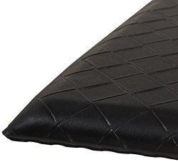 Amazonbasics Premium Anti-fatigue Standing Comfort Mat For Home And Office - 20X36-INCHES Black