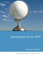 Development At The Wto International Economic Law Series