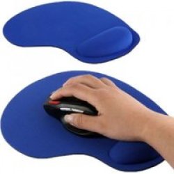 Tuff-Luv Ultra Slim Wrist Supporter Mouse Pad - Blue