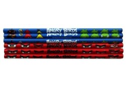 Angry Birds 6 Pack Unsharpened Pencils - Angry Birds Pencils