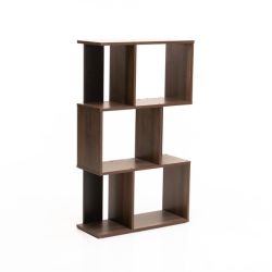 Contemporary Open Rack 3 Tier Unit Book Shelf
