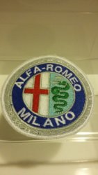 Alfa Romeo Cloth Jacket Or Shirt Badge Free Shipping In Sa