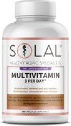 Solac Solal Multivitamin - 3 Per Day 90 Capsules