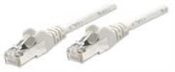 Intellinet Network Cable CAT5E Ftp - RJ45 Male RJ45 Male 2.0 M 7 Ft. Grey Retail Box No Warranty