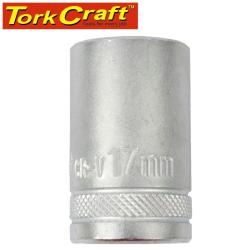 Tork Craft Socket 17MM X 23.8MM 1 2' Drive Crv 12 Point TC64017