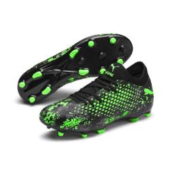 Puma Men's Future 19.4 Firm Ground Soccer Boots - Black lime