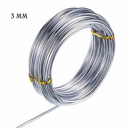 Nepak 32.8 Feet 3MM Silver Aluminum Wire Soft And Flexible Metal Armature  Wire For Making Dolls Skeleton Diy Crafts Silver Prices, Shop Deals Online