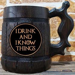 I Drink And I Know Things Game Of Thrones Mug Game Of Thrones Gift Tyrion Lannister Inspired Got Stein