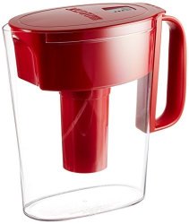 Brita Metro Water Filter Pitcher Red 5 Cup