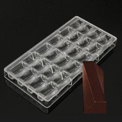 24 Holes Plastic 3d Jelly Candy Maker Chocolate Mold Polycarbonate Hard Tray Baking Tool Mould