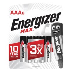 Energizer Max Aaa 8 Pack
