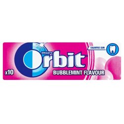 Orbit - Bubblemint Chewing Gum Roll 10PC