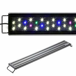 Aquaneat LED Aquarium Light Full Spectrum For 24 To 30 Inch Fish Tank Fresh Water Light Multi-color