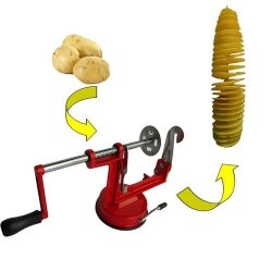 Stainless Steel Spiral Potato Slicer - Uses Thin Skewer Sticks : Fast Courier