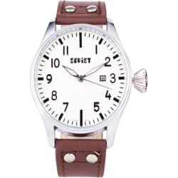 Soviet Gents Brown Leather Cream Dial