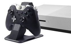 AmazonBasics Aluminum Charging Stand For Xbox One Xbox One S And Xbox One X Controllers Black