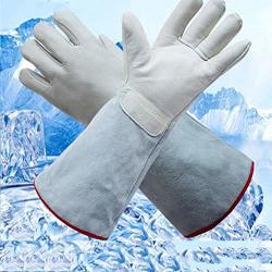 Tytzsm Work-assisted Gloves dry Ice Refrigerating Gloves Suitable For Cold-resistant Liquid Nitrogen Dry Ice Gloves For Cold Storage Lng Filling Stations Size 62CM 62CM