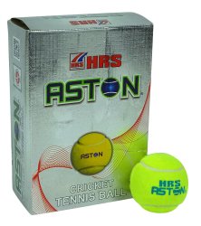 Hrs Hrs Aston Rubber Tennis Cricket Green Ball Pack Of 6 - Light Weight HRS-TB2A