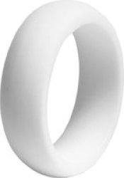 Killer Deals Wedding commitment exercise Silicone Ring For Men White - 10