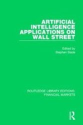 Artificial Intelligence Applications On Wall Street Hardcover