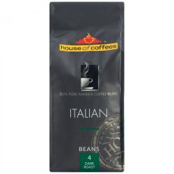 HOUSEOFCOFFEE Italian Blend Coffee Ground 250g Bag